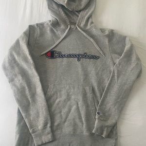 Gray champion hoodie